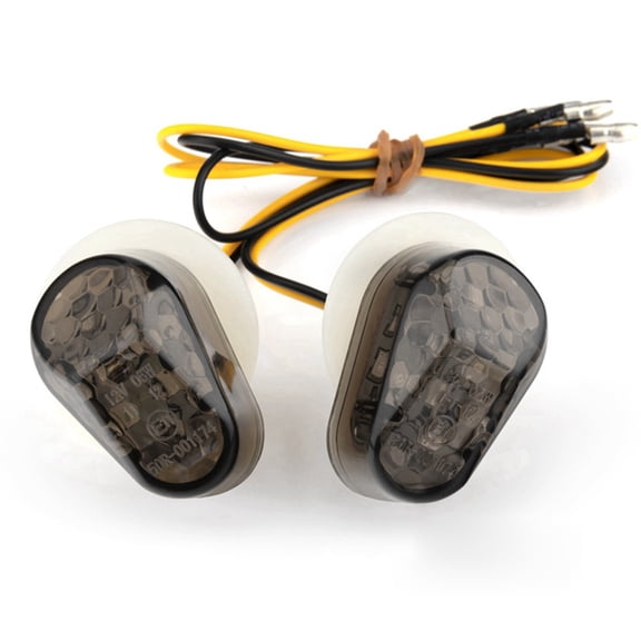 Motorcycle 4Pcs LED Mount Flush Blinker Tail Indicator Turn Signals Light for YZF R1 R6 R6 SFZ1S