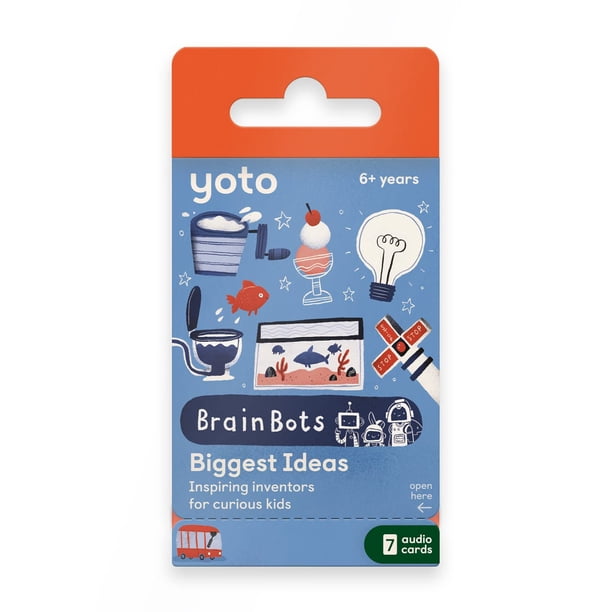 Juguete Electrónico Educativo YOTO BrainBots 7 Tarjetas de Audio para Niños de 6+ Años