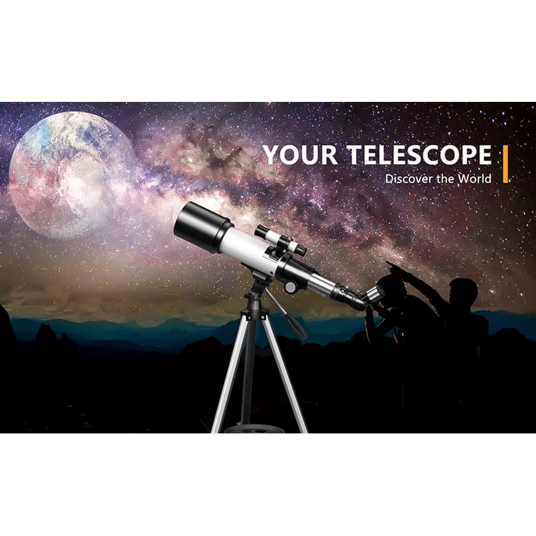 Juyafio Telescope, 70mm Aperture, 16X-120X Magnification, Portable