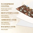 thumbnail image 6 of Western Peel and Stick Wallpaper 23.6in x 9.8ft Cowboy Boots Hats Floral Horseshoes Earthy Tones Contact Paper Vinyl Waterproof Self Adhesive Wall Paper for Bedroom Shelf Cabinet Renter Friendly, 6 of 8