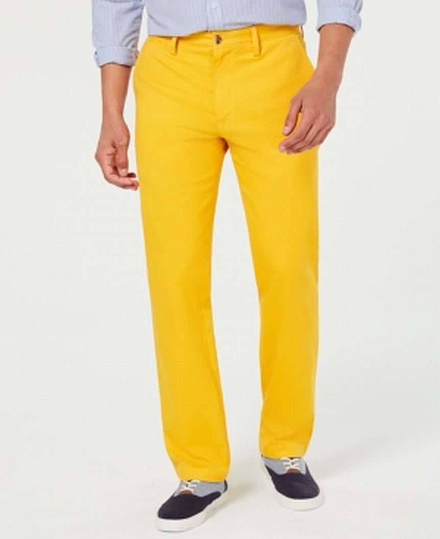 mens yellow chino pants