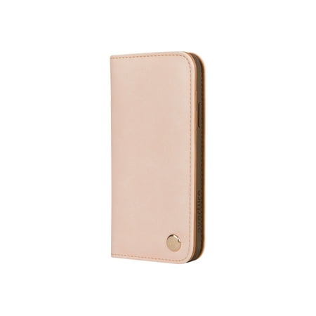 Moshi Overture Wallet Case for Apple iPhone X - Pink/Brown