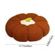 thumbnail image 3 of Cojín de Calabaza de Tela | Cojín de Suelo Marrón para Sala de Estar | 45 X 15 Cm | Decoración de Halloween | 500 G, 3 of 6