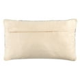 thumbnail image 2 of SAFAVIEH Shelby Cowhide 12" x 20" Pillow Abstract Pillow, White, 2 of 2