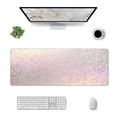 thumbnail image 3 of Disketp Gaming Mouse Pad Glitter Light Pearl Pattern Large Mouse Mat Long Extended Desk Pad Non-Slip Rubber Mice Pads Stitched Edges Thin Pad (11.8x31.5 Inch), 3 of 9
