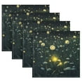 thumbnail image 5 of WOBOGO Fireflies in Dandelions Cloth Napkins 1 Piece Soft Elegant Touch Durable Absorbent Quick Drying for Elegant Dining, 5 of 8