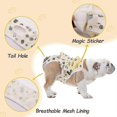 thumbnail image 2 of Dog Hygiene Briefs With Suspenders, Male And Female Dogs Adjustable Pet Briefs Diapers, French Bulldog Physiological Pants Cotton Jumpsuit Bri, 2 of 5