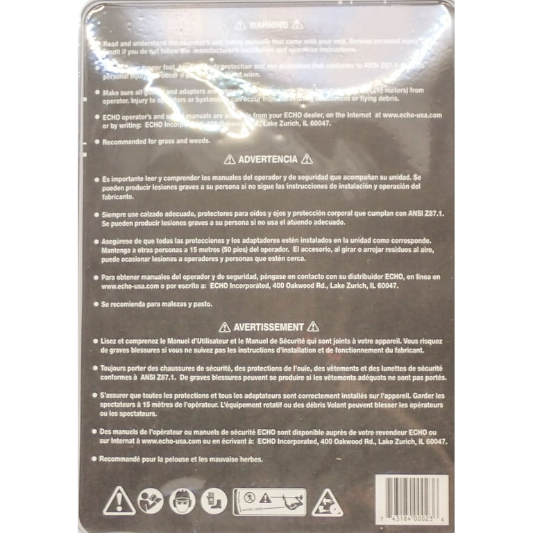 GENUINE ECHO HEAVY DUTY METAL FIXED LINE TRIMMER HEAD
