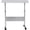 White, variant on BoldGear Adjustable Height Mobile Computer Desk, Rolling Laptop Stand Cart, Portable Standing Desk, Overbed Bedside Table