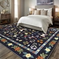 thumbnail image 2 of Area Rugs for Living Room, Homasen 8'x10' Washable Indoor Rug Boho Butterfly Black, Soft Low Pile Stain Resistant Carpet for Bedroom, Dinning Room, 2 of 9