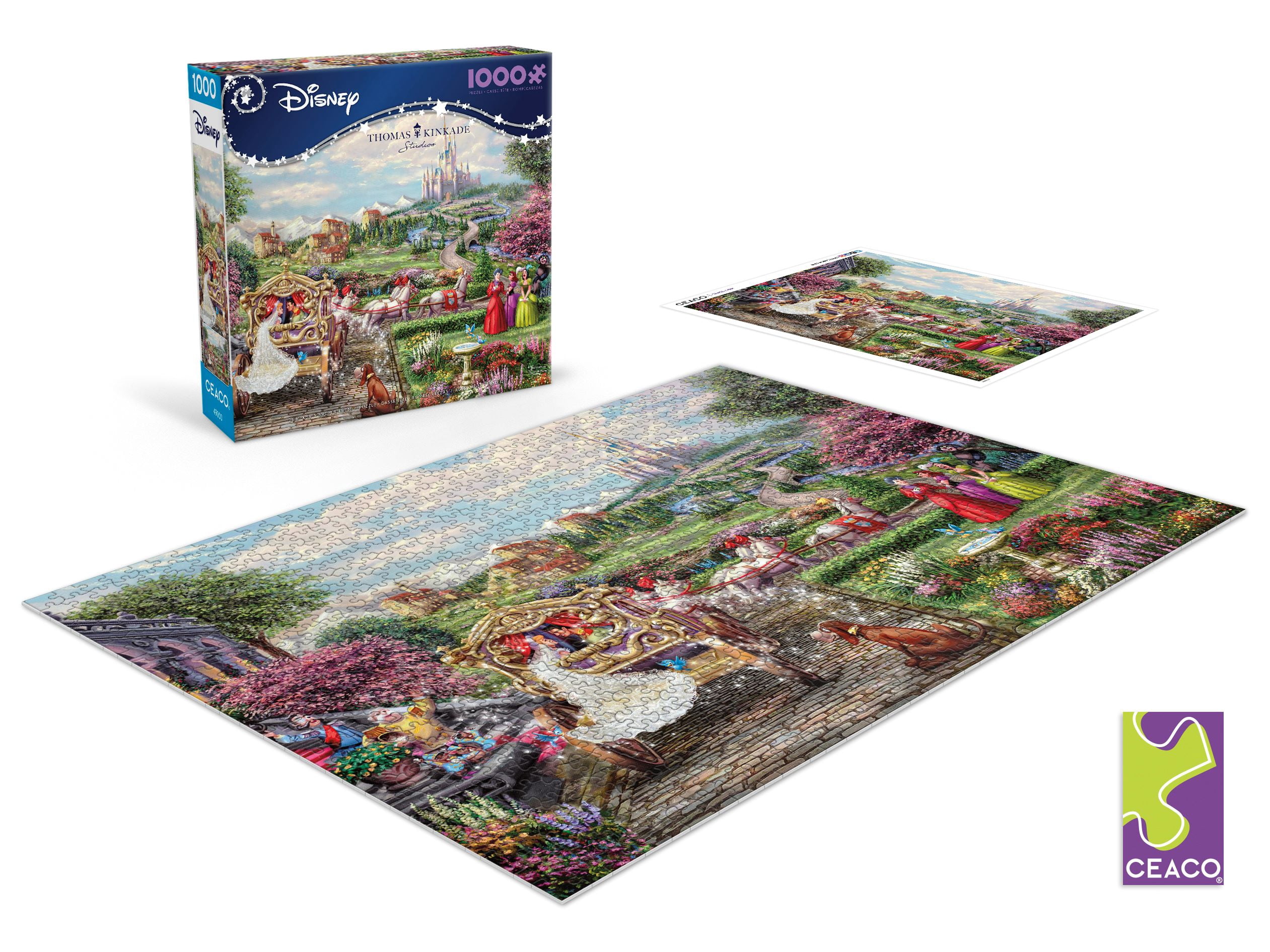 Ceaco Cinderella Happily Ever After 1000 Piece Interlocking Jigsaw Puzzle