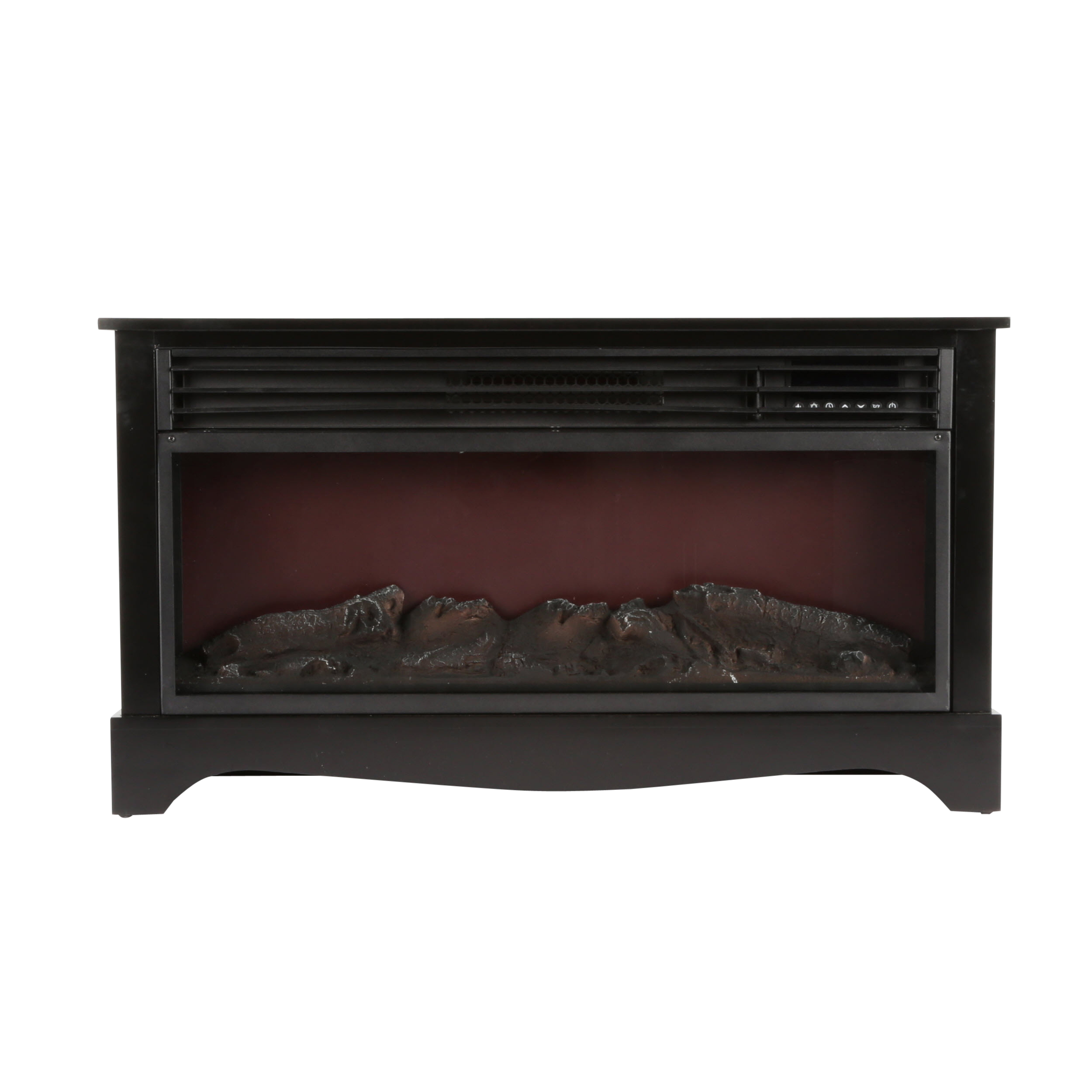 Lifesource 20" Tall Heater Fireplace with Color-Change LED Affect, Black Cabinet - image 2 of 5