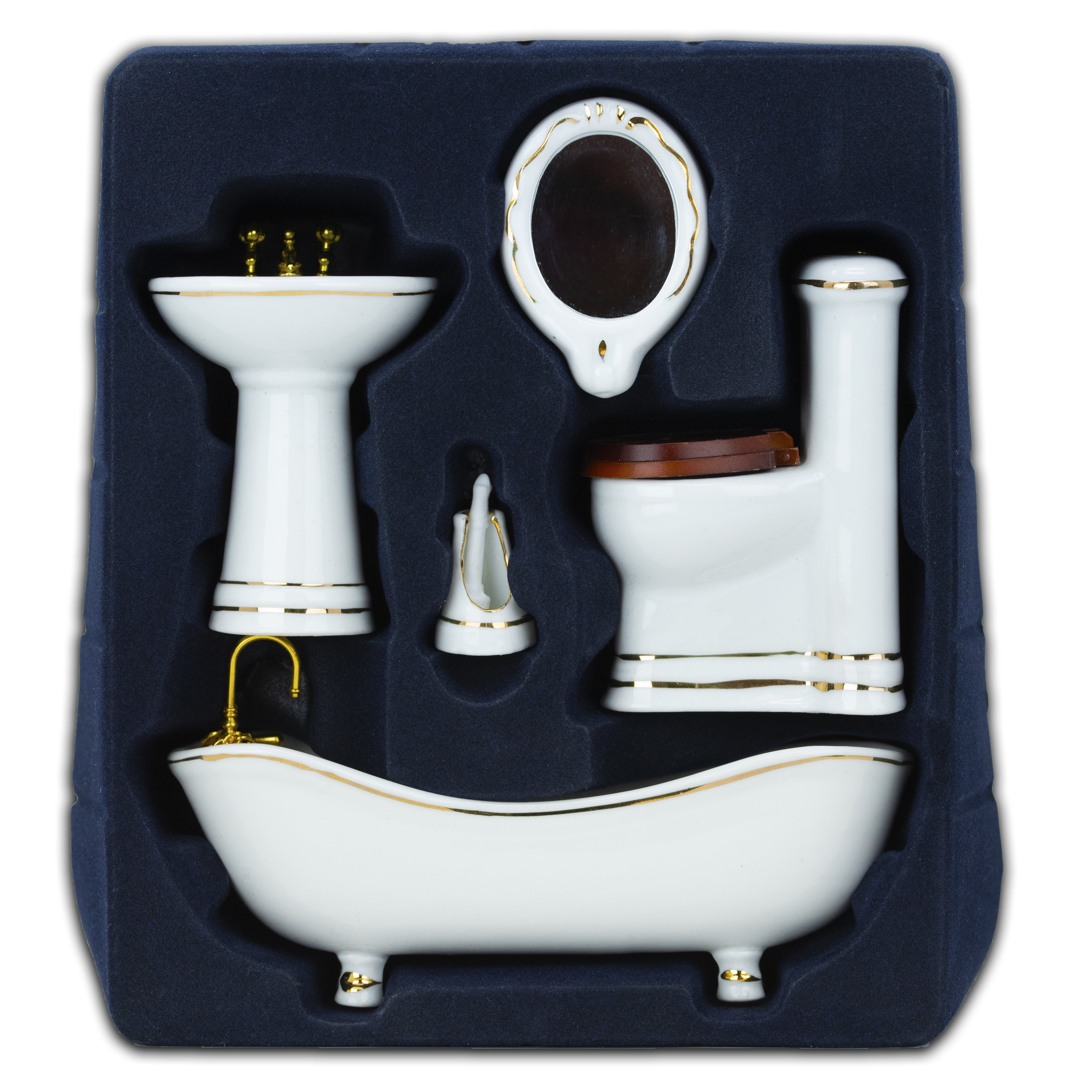 dollhouse bathroom set