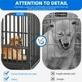 thumbnail image 3 of Uforic 37 inch Heavy Duty Dog Crate, Dog Cage Kennel with Lockable Wheels and Removable Tray, 3 of 10