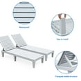 thumbnail image 4 of Uforic 2 Pcs Outdoor Lounge Chairs, Sturdy Chaise Loungers with Adjustable Backrest for Patio & Poolside, 4 of 5