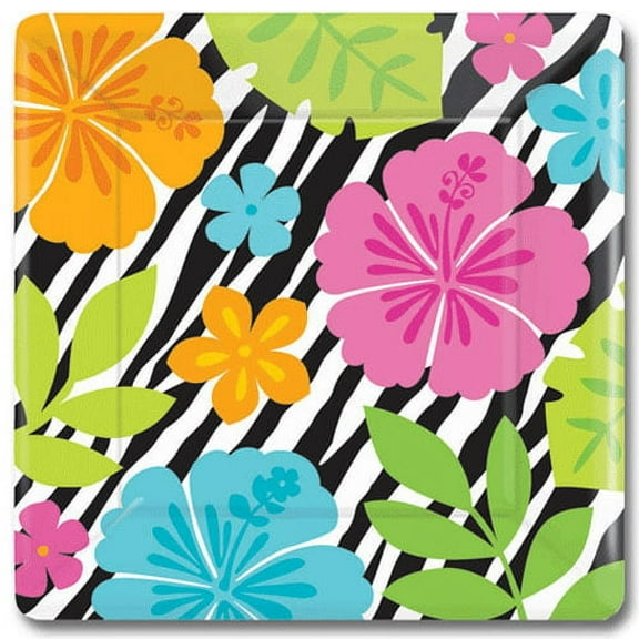 Floral 'Wild Isle' Small Paper Plates (8ct)