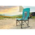 thumbnail image 2 of Leumius Camping Directors Chair,Oversized Heavy Duty Portable Folding Camping Chair with Side Table, Pocket for Beach,Fishing,Trip,Picnic,Lawn,Blue, 2 of 8