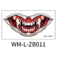 thumbnail image 2 of Wovilon Halloween Decorations Indoor 2023 New Halloween Prank Makeup Temporary Halloween Clown Horror Mouth Stickers Removable And Realistic Temporary Kit, Halloween Makeup Props, 2 of 4