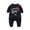 Black1, variant on ameIAEA Baby Valentines Day Outfit Girl Boy Long Sleeve Heart Romper Jumpsuit Toddler Cute Clothes