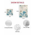thumbnail image 7 of Teal Jellyfish Coastal Kitchen Dish Towels for Drying Dishes Set of 2, Vintage Summer Beach Nautical Waffle Weave Microfiber Hand Tea Bathroom Towels Quick Dry & Absorbent Towel 15.7x23.6, 7 of 7