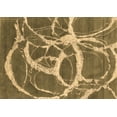 thumbnail image 1 of Ahgly Company Indoor Rectangle Abstract Brown Contemporary Area Rugs, 7' x 9', 1 of 4