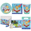 Llama Llama Birthday Party Set 49 Pieces,6 7/8" Plate,Luncheon Napkin,9 Oz. Cup,Plastic Table Cover,Placemats with Sticker,Loot Bags
