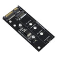 thumbnail image 2 of 10X Adaptador M.2 Adaptador M2 una Adaptador M.2 una Convertidor M.2 NGFF 2.5 Pulgadas SATA3 Tarjeta B Clave para 2230-2280 M2 SSD, 2 of 5