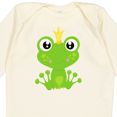 thumbnail image 4 of Inktastic Cute Frog, Green Frog, Frog Prince, Crown Boys or Girls Long Sleeve Baby Bodysuit, 4 of 5