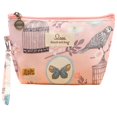 thumbnail image 2 of Cosmetic Bag Organizer,Mini Canvas Makeup Pouch, Compact Travel Toiletry Bag For Women, Portable Purse Makeup Storage Case, Small Zipper Cosmetic Organizer For Handbag And Daily Use, 1 Pack, 2 of 5