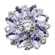 thumbnail image 4 of Floral Rhinestone Glass Button DIY Hand Decorated Button Shirt With, 4 of 5