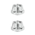 thumbnail image 2 of maskred 4PCS Wheel Hubs for RC 1 10 Crawler 9 2 Wheel Rims High-Performance Upgrade Silver 12mm 2Set, 2 of 6