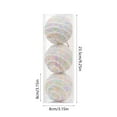 thumbnail image 3 of Skegnu 3pcs Christmas Balls Ornaments for Christmas Decorations Foam Ball Macaron Color Christmas Tree Hanging Ornaments Pendant 8cm/3.15" Christmas Ball, 3 of 6
