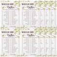 thumbnail image 3 of SUTENGDA 10pcs Eucalyptus Bridal Shower Game Set - Would She Rather Cards, 3 of 6
