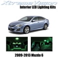 thumbnail image 1 of XtremeVision Kit LED Intérieur pour Mazda 6 2009-2013 7 Pcs LED Intérieur Vert + Outil d'Installation, 1 of 8
