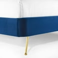 thumbnail image 6 of Modway Mira Upholstered Performance Velvet Queen Platform Bed in Navy, 6 of 10