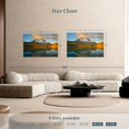 thumbnail image 4 of Elephant Stock Banff Mountain Sunset Wall Art - Horizontal Canvas Wall Art - Living Room Wall Decor - Nature Canvas - Blue And Green Decor - 48" x 32", 4 of 8