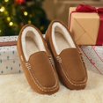 thumbnail image 3 of Pantuflas DREAM PAIRS AUZY-01 Mocasin de Piel Sintética Color Castaño Talla 8, 3 of 6