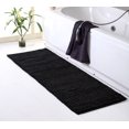 thumbnail image 3 of Affinity Linens LBD22X60RG-BLK Braided & Loop Chenille Oversized Bath Rug, Black - 22 x 60 in., 3 of 3