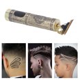 thumbnail image 4 of Cortapelo Profesional Cortapelo Eléctrico Portátil para Hombre T Blade USB Recargable Cortapelos con Pantalla LCD Cortabarbas Sin Cable con Peines Guía con Peines Guía ANGGREK  Otros, 4 of 8