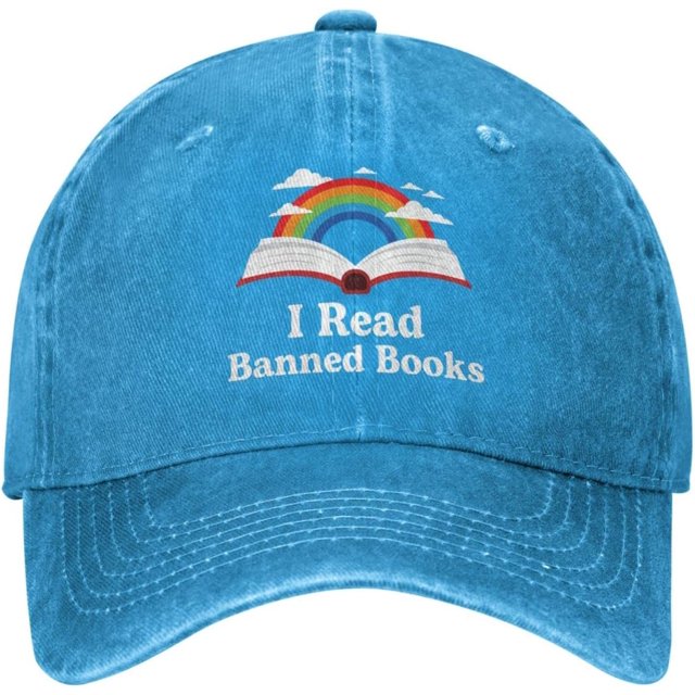 Chapeau « I Read Banned Books » pour Femmes, Chapeaux de Papa, Chapeaux Graphiques