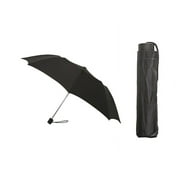 1 Pc, Rainbrella Black 42 In. D Compact Umbrella