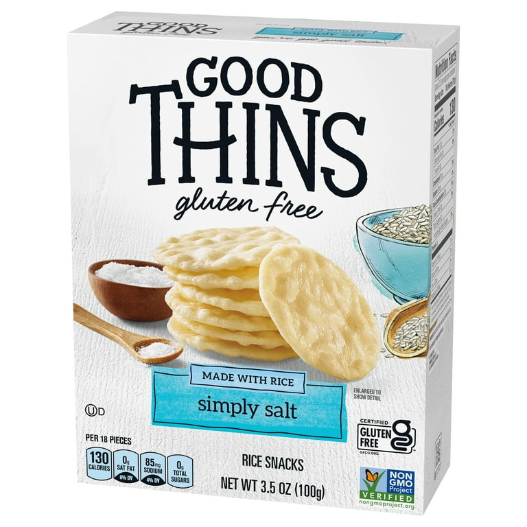 Good Thins Rice Snacks, Gluten Free, Sesame 3.5 Oz