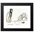 thumbnail image 2 of Albert Engström 14x12 Black Modern Framed Museum Art Print Titled - Master to His New Labourer (1906), 2 of 5
