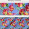 thumbnail image 2 of Soimoi Cotton Poplin Fabric Leaves,Laceleaf & Lupine Floral Print Fabric by The Yard 56 Inch Wide, 2 of 7