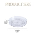 thumbnail image 2 of Ensemble d'Ustensiles de Cuisine Multifonctionnel Support de Rangement Rotatif Bouteille d'Assaisonnement de Cuisine Support de Rangement pour Fruits et Cosmétiques Plateau de Rangement Simple Couche Collection Complète, 9.3 Pouces, 2 of 4