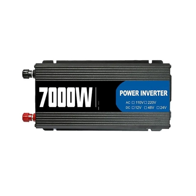 7000W Inverter 12V/24V/48V Battery To 220/110 AC ,Multiple Protections