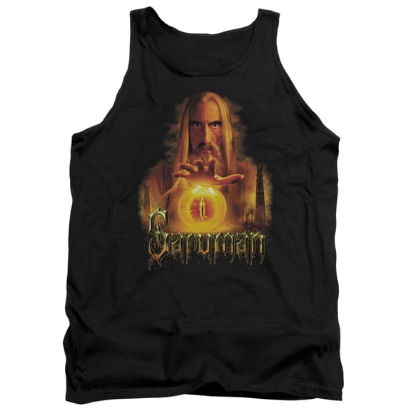 Lord of the Rings Saruman Adult Tank Top Black