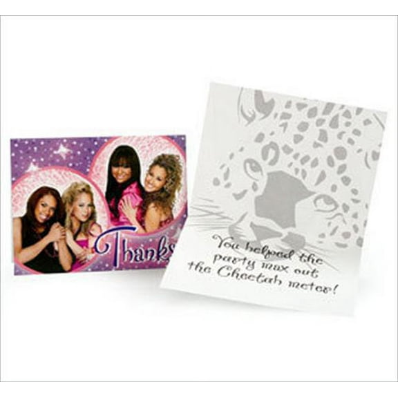 Cheetah Girls Thank You Notes w/ Env. (8ct)