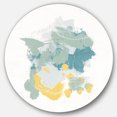 thumbnail image 1 of Designart 'Hopeful I' Geometric Metal Circle Wall Art, 1 of 3