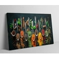 thumbnail image 2 of Spices Wall Decor Colorful Kitchen Canvas Wall Art Poster Prints Spices Herb Spoon Food Picture Artwork for Home Living Room Kitchen Dining Room Restaurant Decoration - 12x18 Inch, 2 of 6
